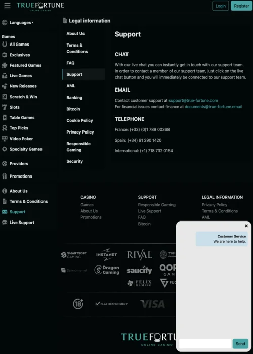 Mobile True Fortune Casino<